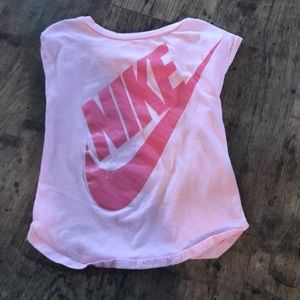 Pink toddler girls Nike tee